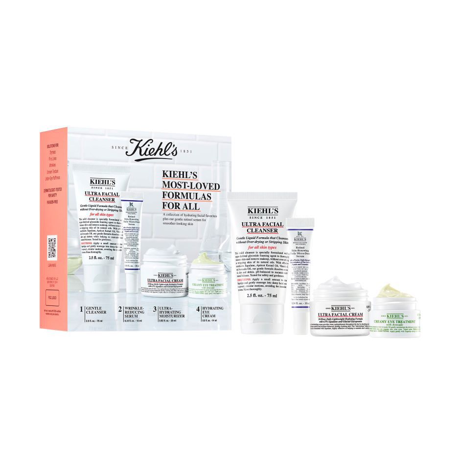 Kiehls Most Loved Formulas For All Skincare Gift Set 67$